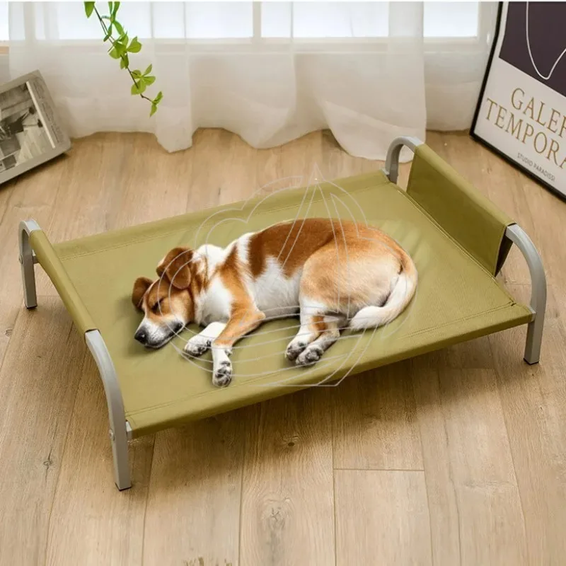 Cooling Elevated Dog Bed Moisture Proof Detachable Washable Summer Pet Cot Mattress