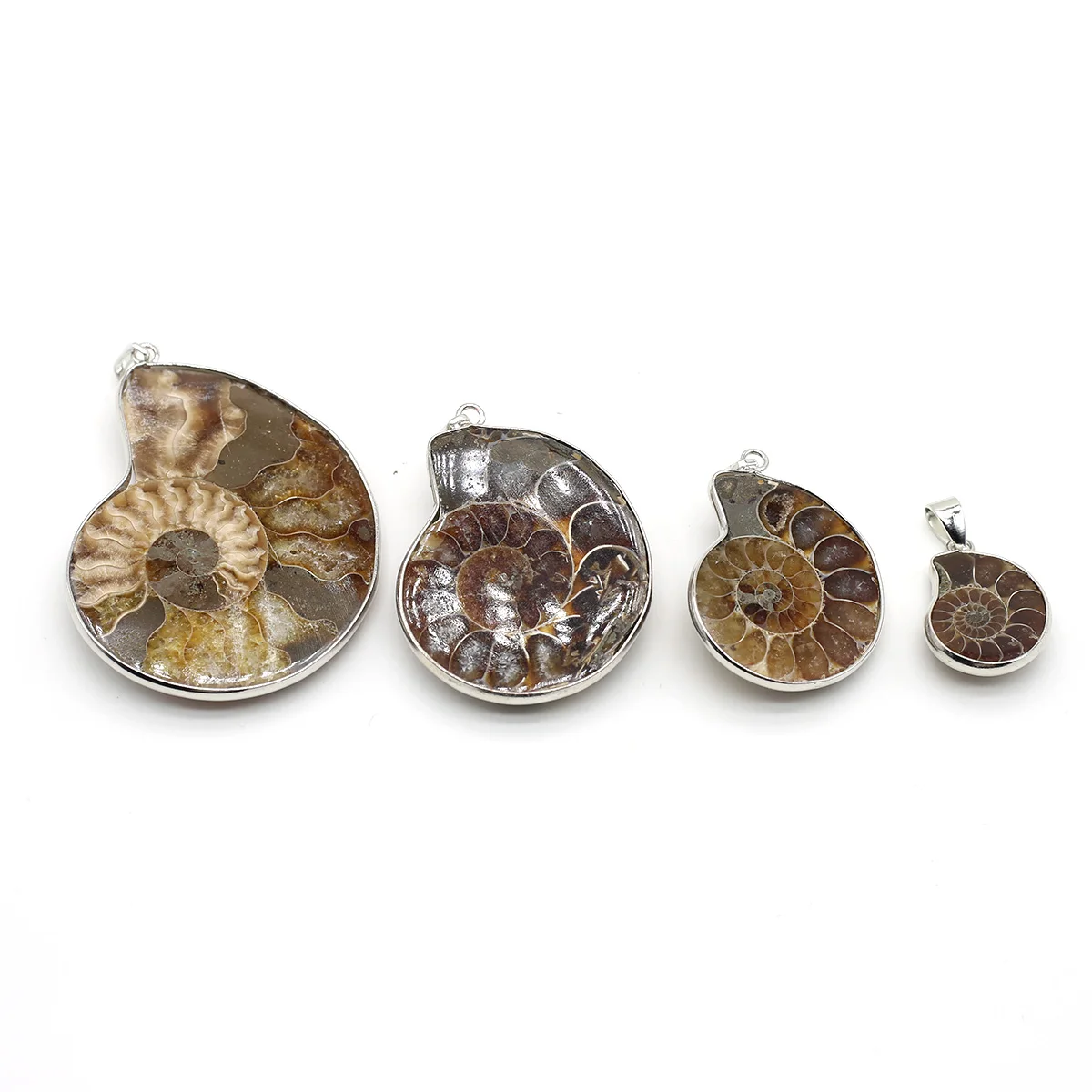 

Natural Sea Snail Pendants Reiki Healing Nautilus Charms for Jewelry Making Diy Women Trendy Necklace Party Gifts