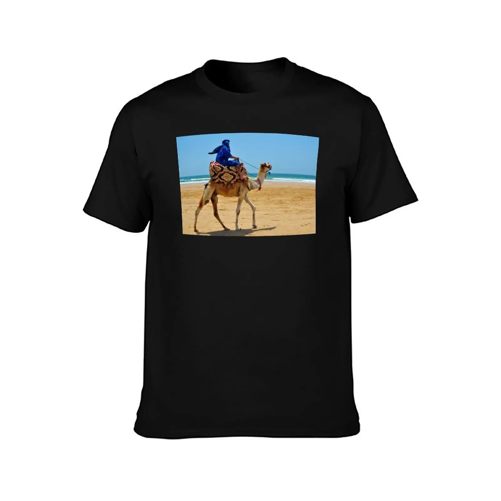 berber on camel T-Shirt man t shirts for men T-Shirt