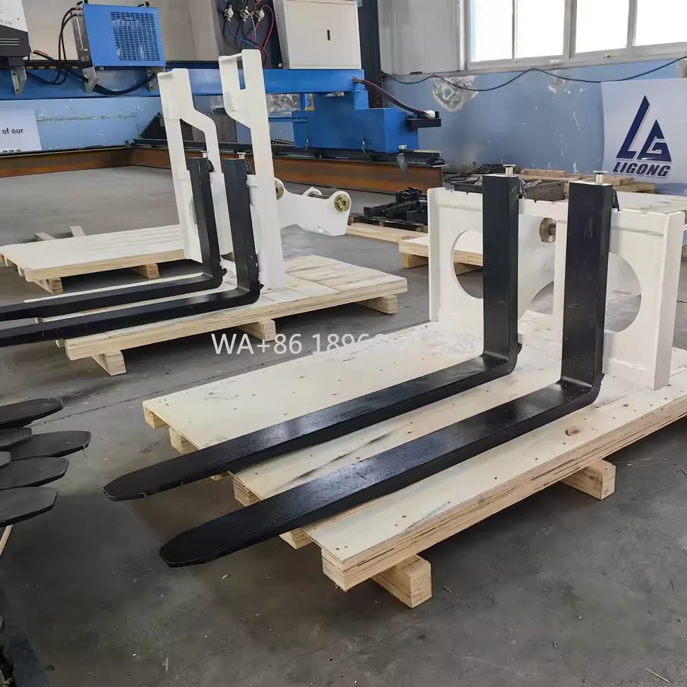 1-40톤 굴삭기용 중장비 팔레트 포크 - 18개월 보증 - 고강도 합금 구조