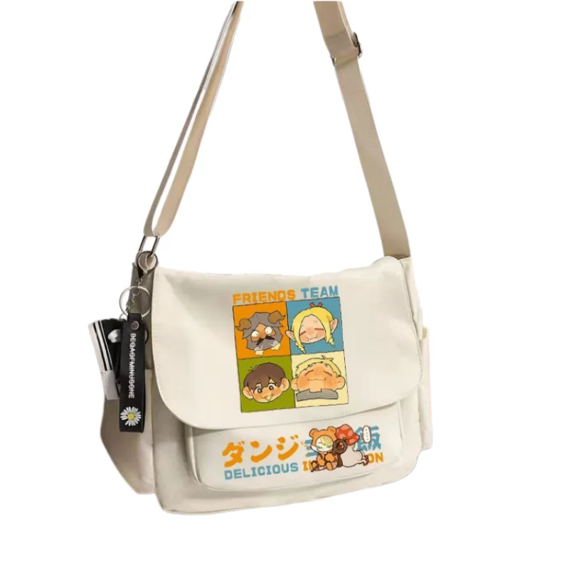 Delicious in Dungeon Marcille Chilchuck Falin Messenger Bag Hochwertige Animation Cartoon Schultertasche für Schüler – Detail 5