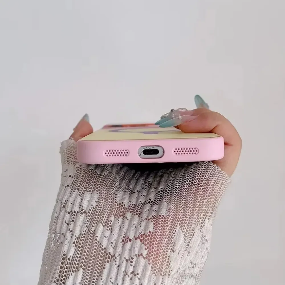 Candy Color Contrast for Magsafe Case for iPhone 18 17 Pro Max 16 15 14 Magnetic Camera Film Protector Large Window Cover