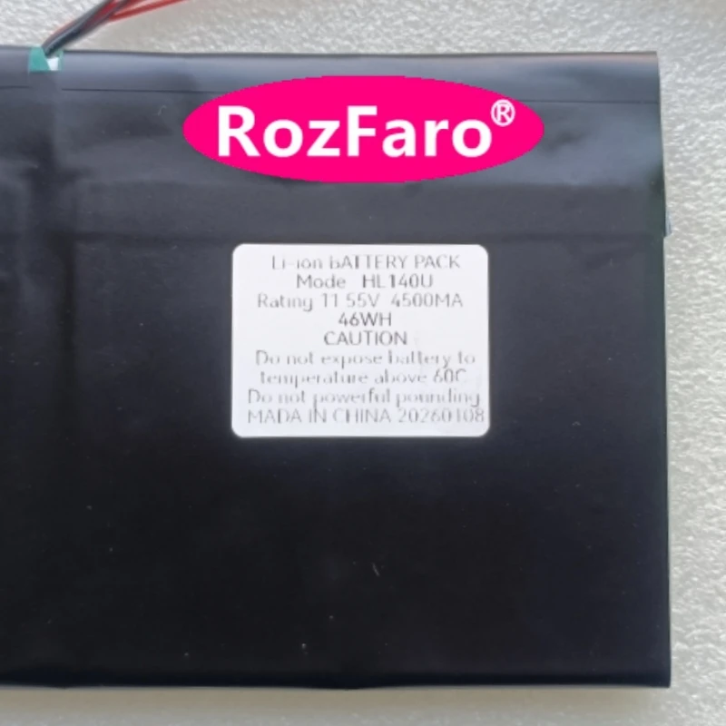 RozFaro For NWNLAP HL140U 11.55V 46Wh 4500mAh Laptop Substitute Battery For DeeQ HL140U 14in Notebook