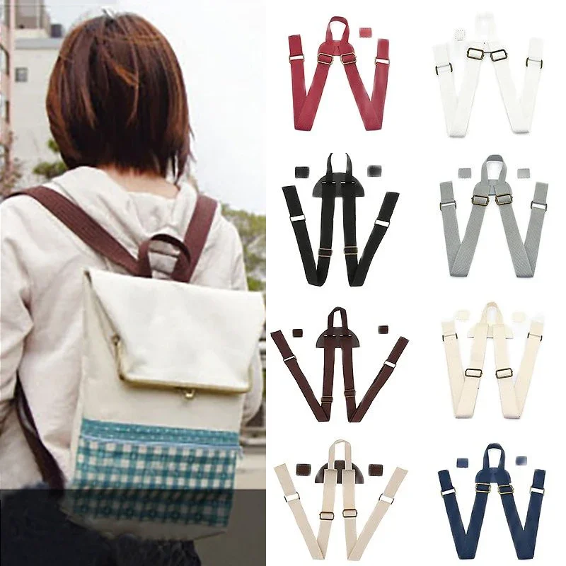 

Nylon Bag Strap Handmade Diy Patchwork Bag Strap Adjustable Backpack Strap Black Durable Canvas Replacement Shoulder Strap3.2cm