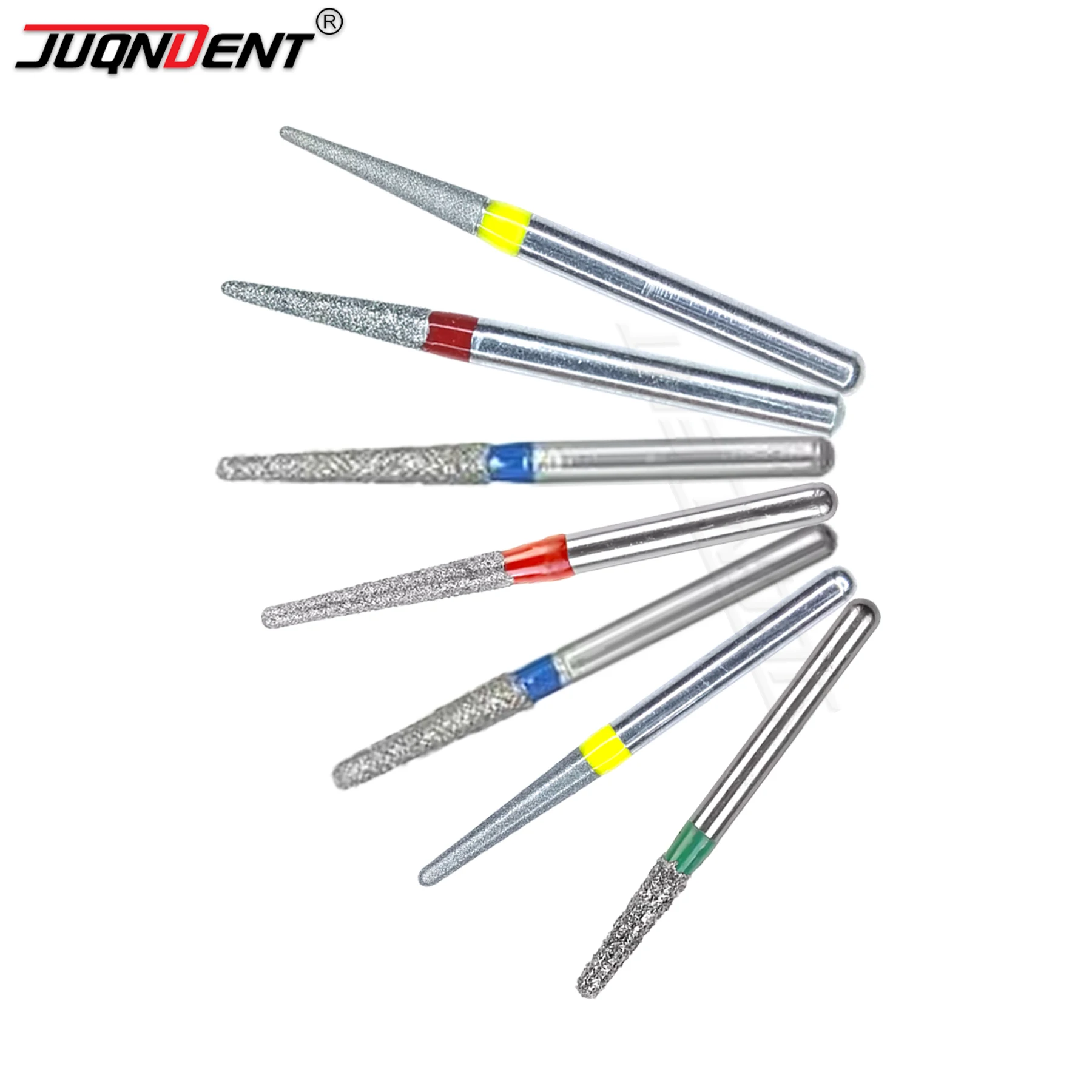 TR Type Dental Diamond Burs High Speed Bur FG Dentistry Drills Strawberries Taper Round End Dia.1.6mm Dentist Tools 10pcs/pack view 3