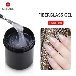 MSHARE Fiber Fiberglas Nagel Verlängerung Gel Klar Weiß Rosa 150ml