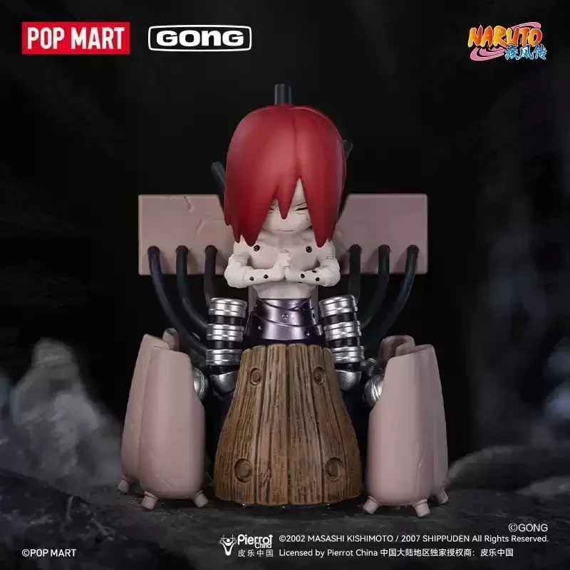POP MART Naruto Shippuden Akatsuki Arc Series Blind Box Cute Anime Figure Mystery Doll Collectible Toy for Desktop Guess Bag - view 2