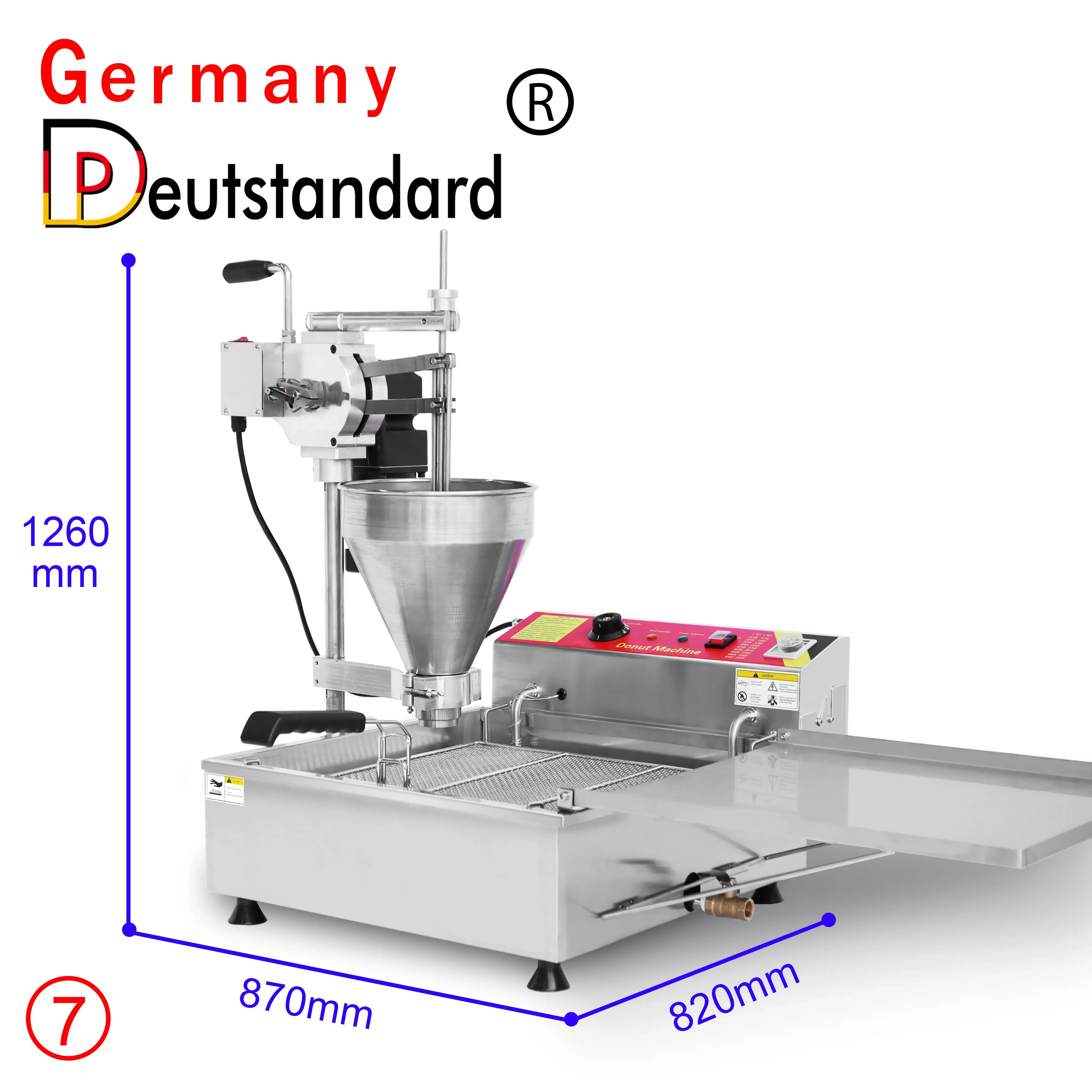 Automatic Loukoumades Mini Donut Balls Maker Machine Mochi Donut Making Machine On Sale