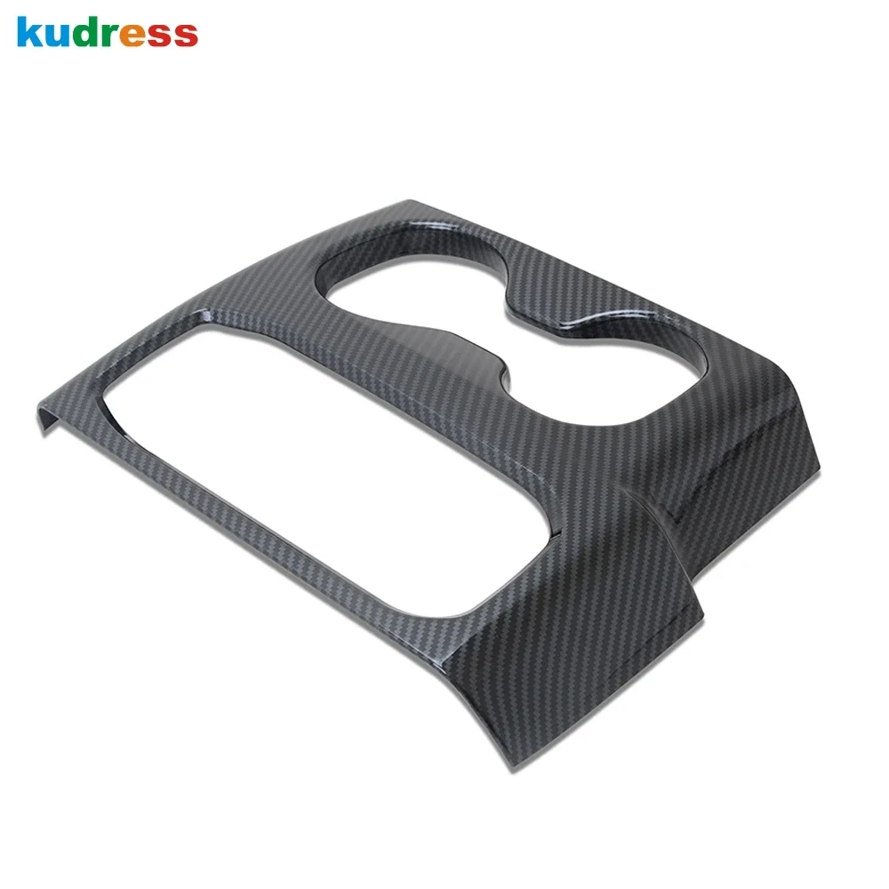 Per Hyundai Santa Fe 2019 2020 2021 Auto In Fibra di Carbonio Center Console Scatola Del Cambio Pannello di Copertura Trim Accessori Interni