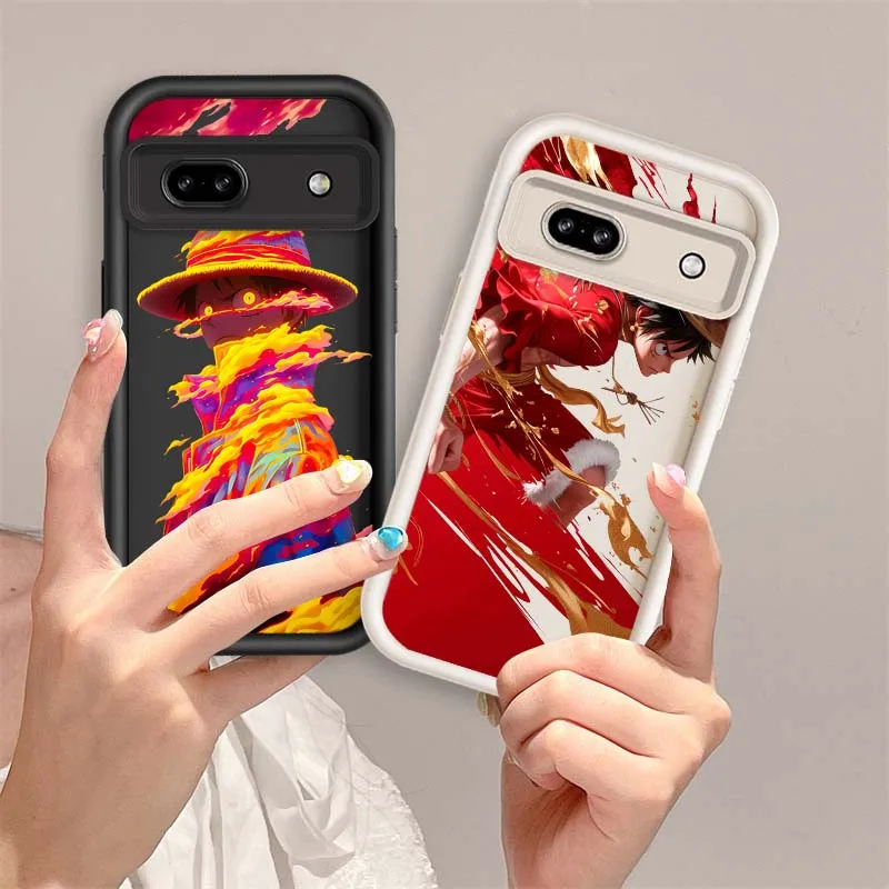 Крутой аниме-арт Zorro для Pixel 9 8A 7A Pro XL 5G, чехол для телефона с лестницей для глаз