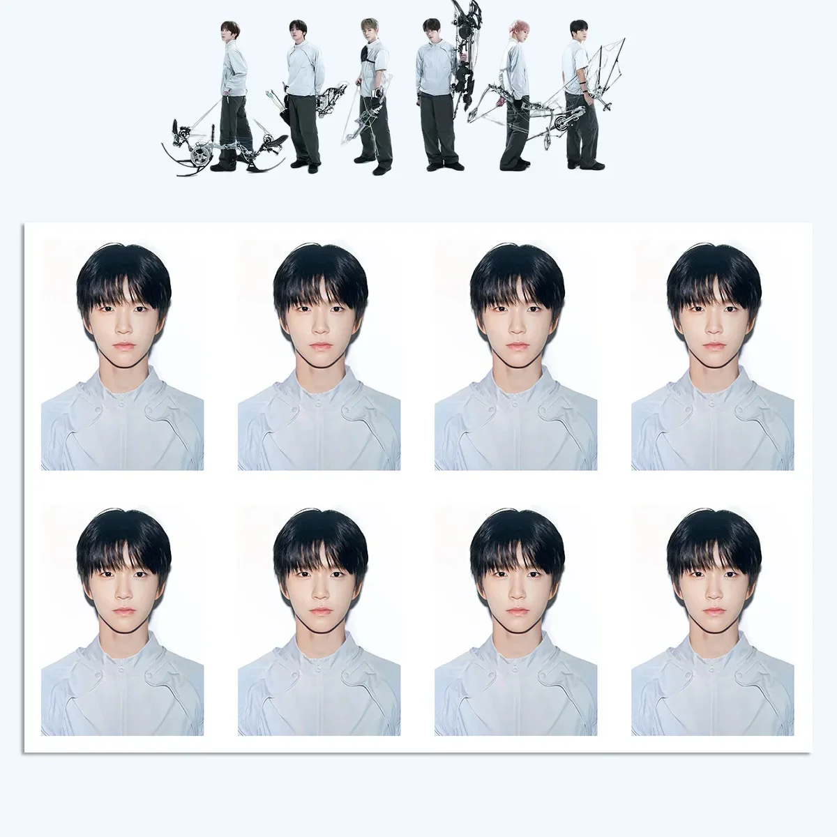 بطاقات صور Kpop N-Wish مقاس 1 بوصة بطاقات صور معرف SION RIKU YUSHI JAEHEE RYO SAKUYA بطاقات جمع المعجبين