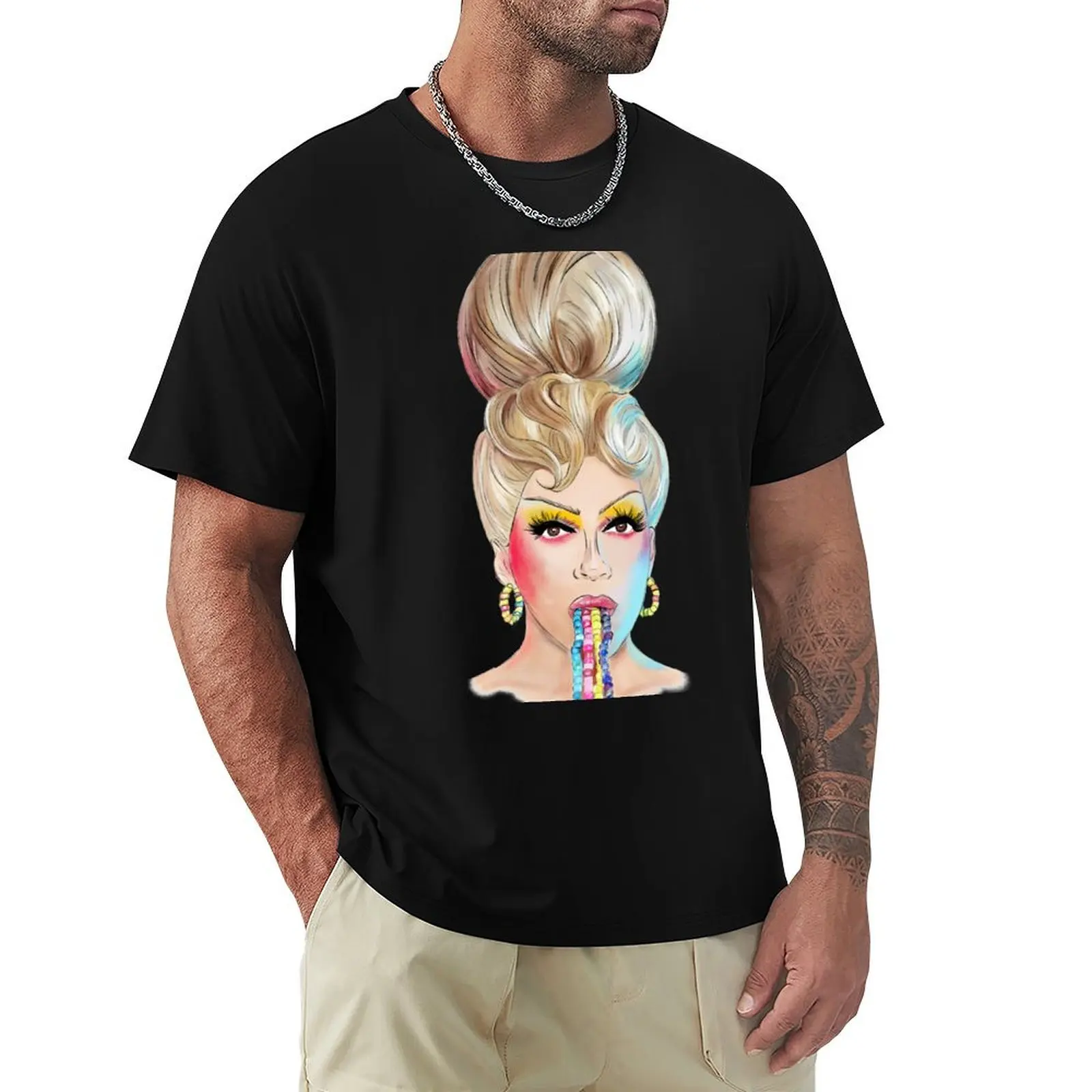 Rosé - Beads Look - Drag Race T-Shirt oversized graphic tee essential t shirt mens designer clothes