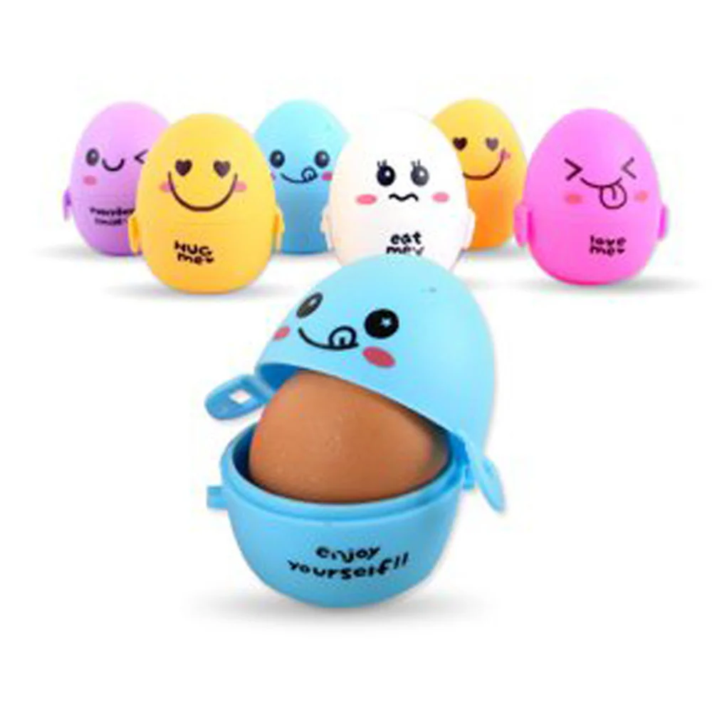 Egg Box Protected Rich And Colorful Simple Innovative Egg Protector Popular Cartoon Egg Box Egg Storage Plastic Fun Convenient