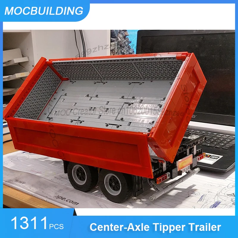 ตัวต่อ MOC TGS รถบรรทุกเทท้าย 6x4 แบบสามด้าน ประกอบเอง ของเล่นสร้างสรรค์ ของขวัญ 2915 ชิ้น