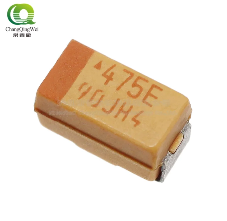 10PCS TAJA475K025RNJ 4.7uF 25V ± 10% A-type patch 3216/1206 tantalum capacitor 475E
