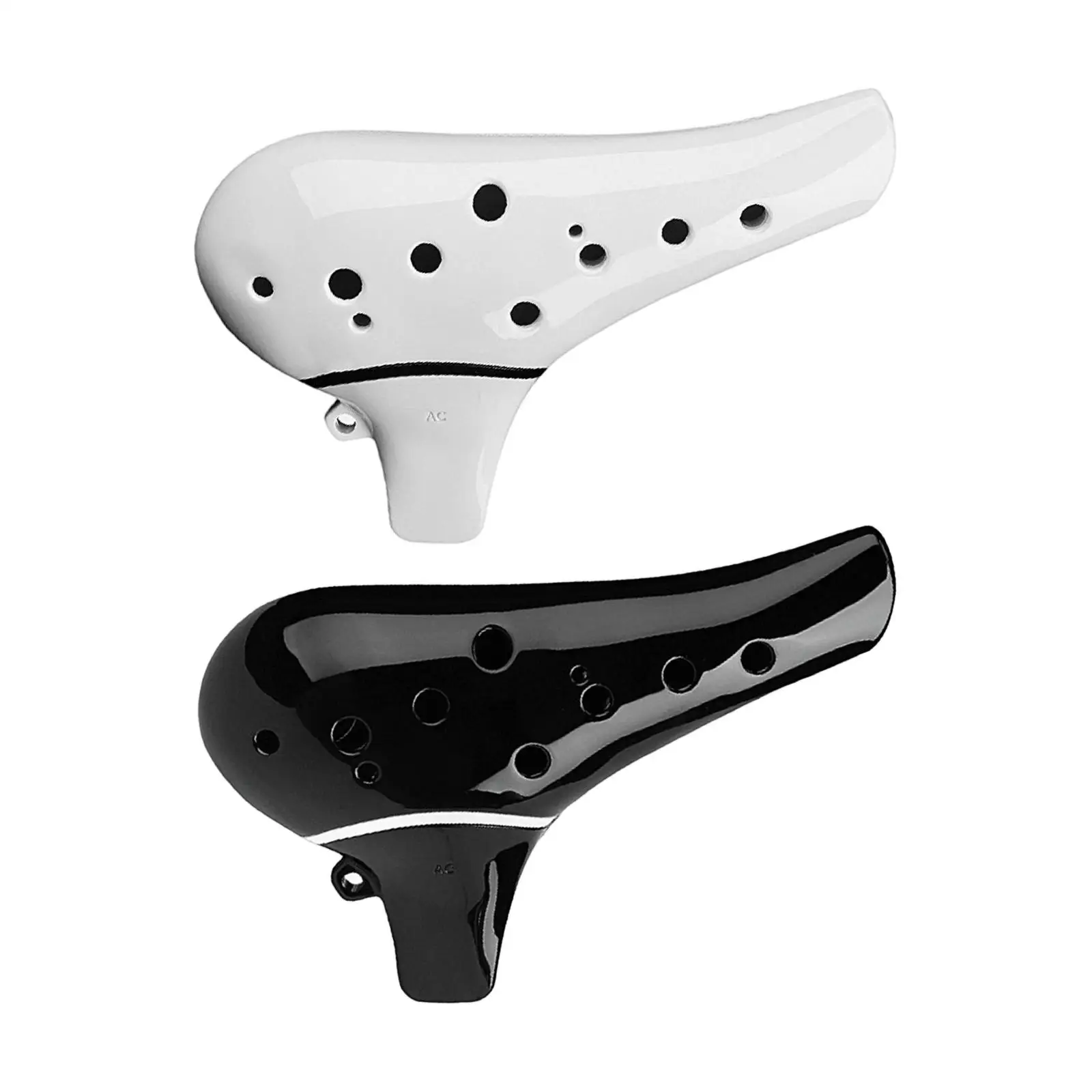 

Окарина с 12 отверстиями, Альт C, из ABS-пластика, миниатюрный инструмент, удобная для начинающих, флейта с чехлом для практики и подарков