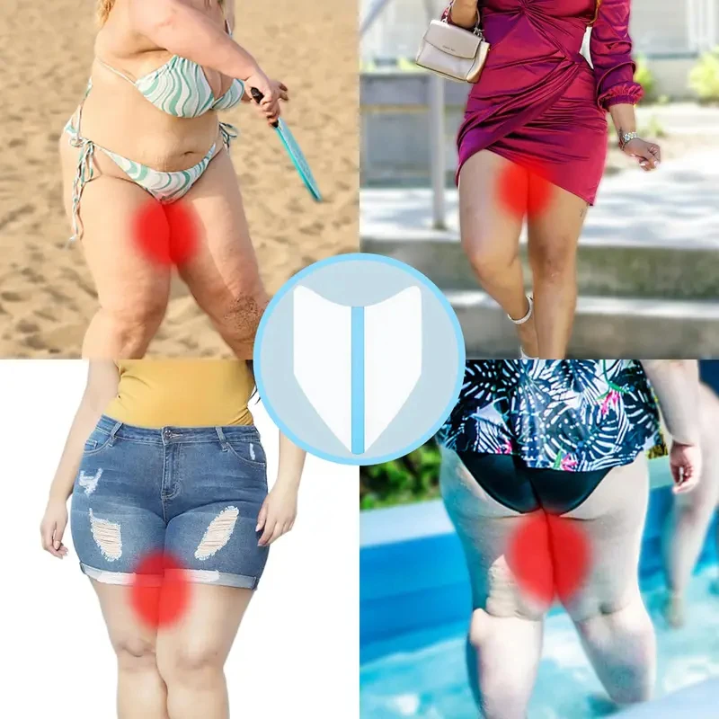 20PCS Thigh Inner Anti Chafing Sticker,Transparent Protection Skin Patches,Thighs Prevention Anti Friction,Invisible Tapes Chafe - view 6