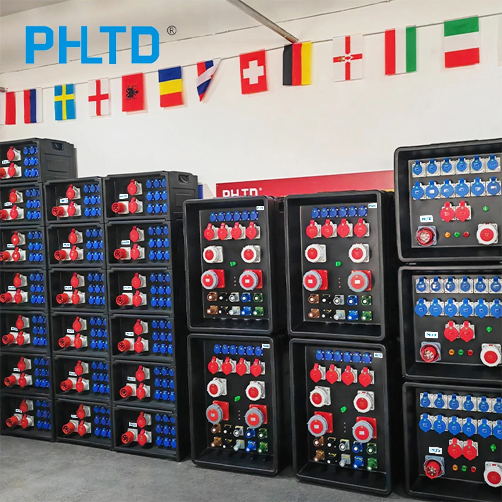 3 المرحلة CEE إمدادات الطاقة صندوق كهربائي صندوق توزيع المرحلة #6