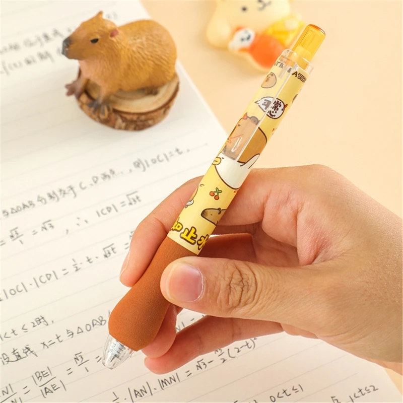 4Pcs Cartoon Retractable Gel Pen for Kid Student Class Reward Game Reward