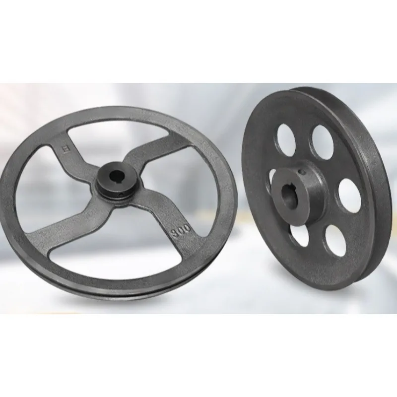 A Type Hollow Single Groove V Belt Pulley Cast Iron 1A Sheave Industrial Transmission Wheel
