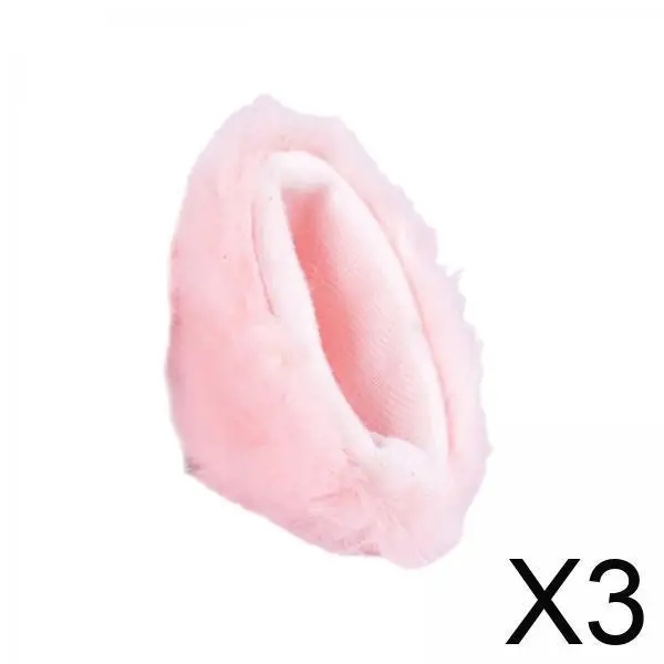 

Hat Sticker Plush Ear Decoration Helmet Accessory Pink Helmet Styling for Unisex Motorbike Bicycle and Ski Helmets