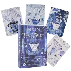 Divine Tea Time Inspiration Cards 40 Pcs Cards Blend To Soothe Your Soul 10.4*7.3cm