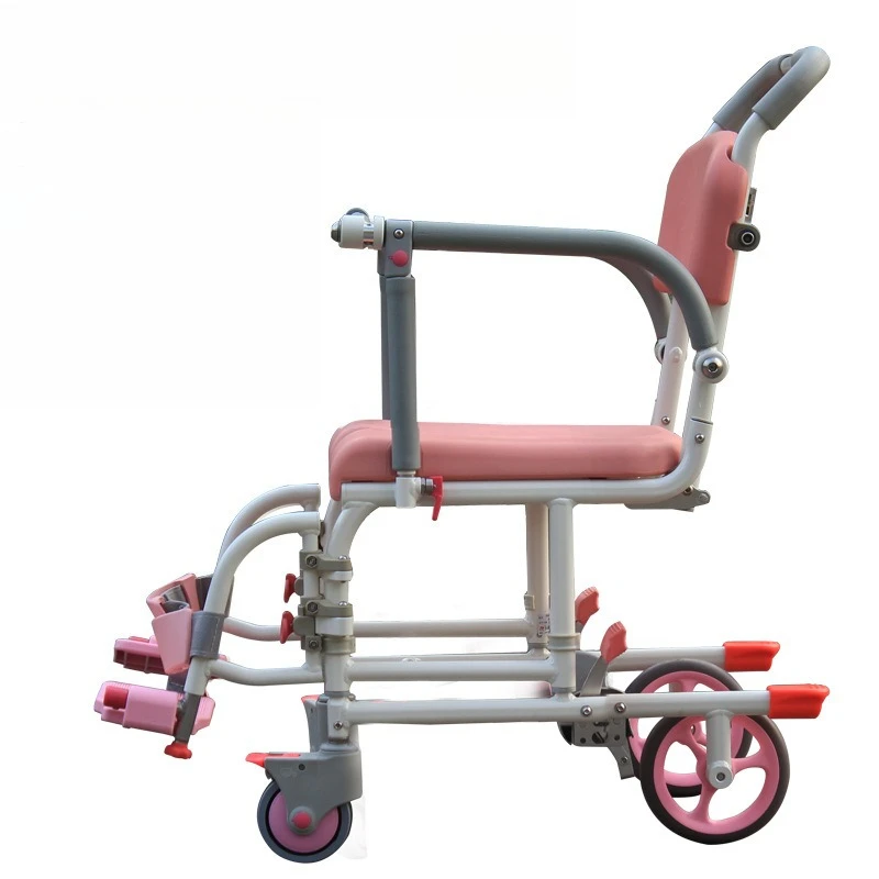 

Elderly toilet stool Toilet chair Movable bath chair