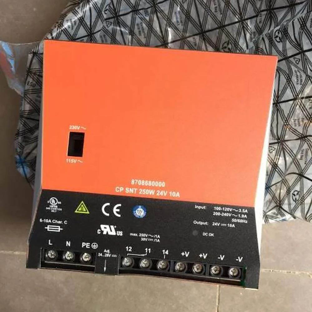 

8708680000 For Weidmuller Power Supply CP SNT 250W 24V 10A