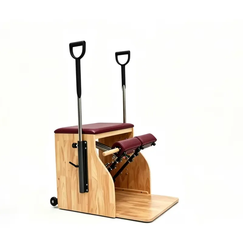 Professional Durable Oak Ladder Barrel Pilates Studio Exercise Equipment Multifunction Portable Safe 3-Year