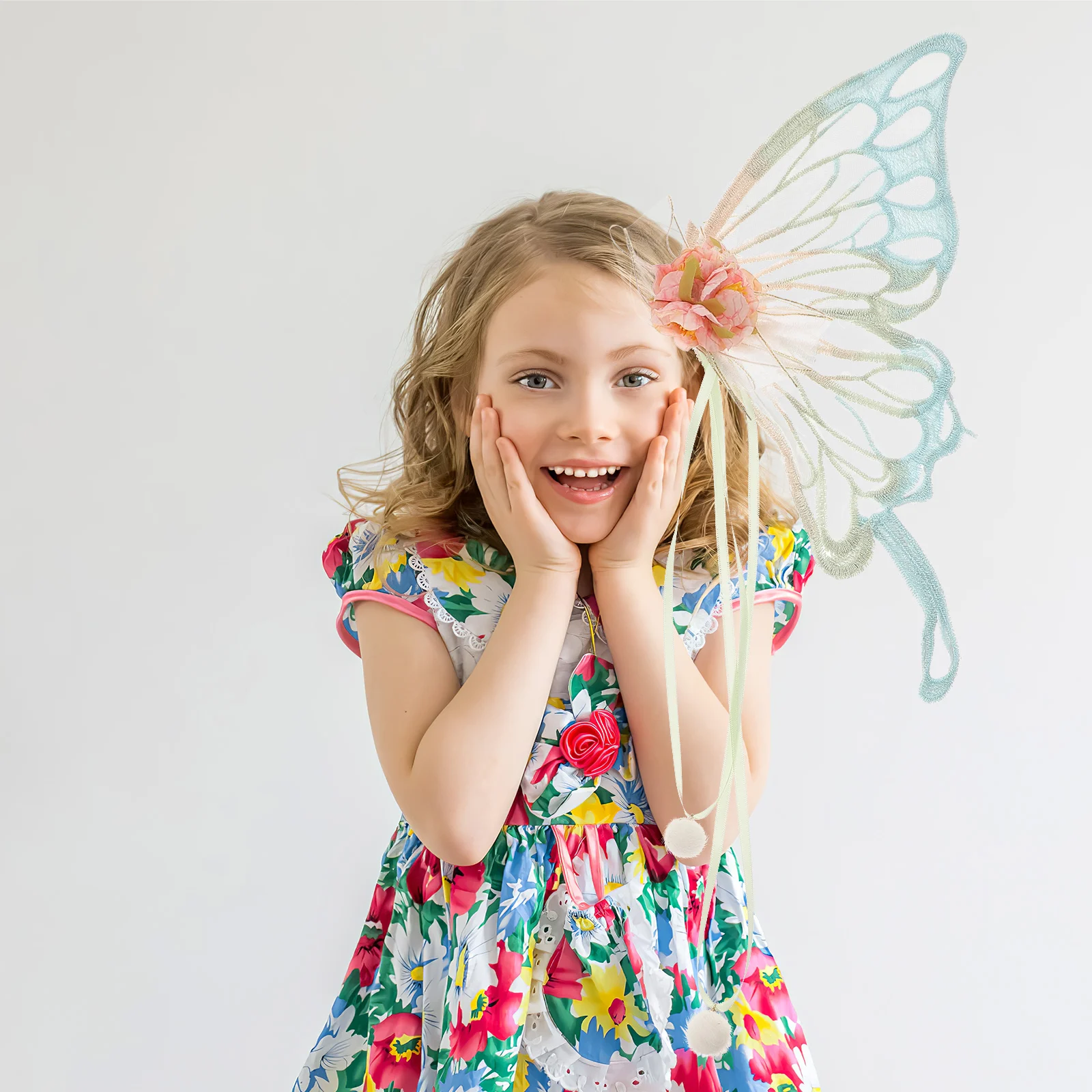 

1 шт., большие заколки для волос с крыльями бабочки, шариковая заколка, аксессуар для волос в китайском стиле, косплей, реквизит для свадебной вечеринки