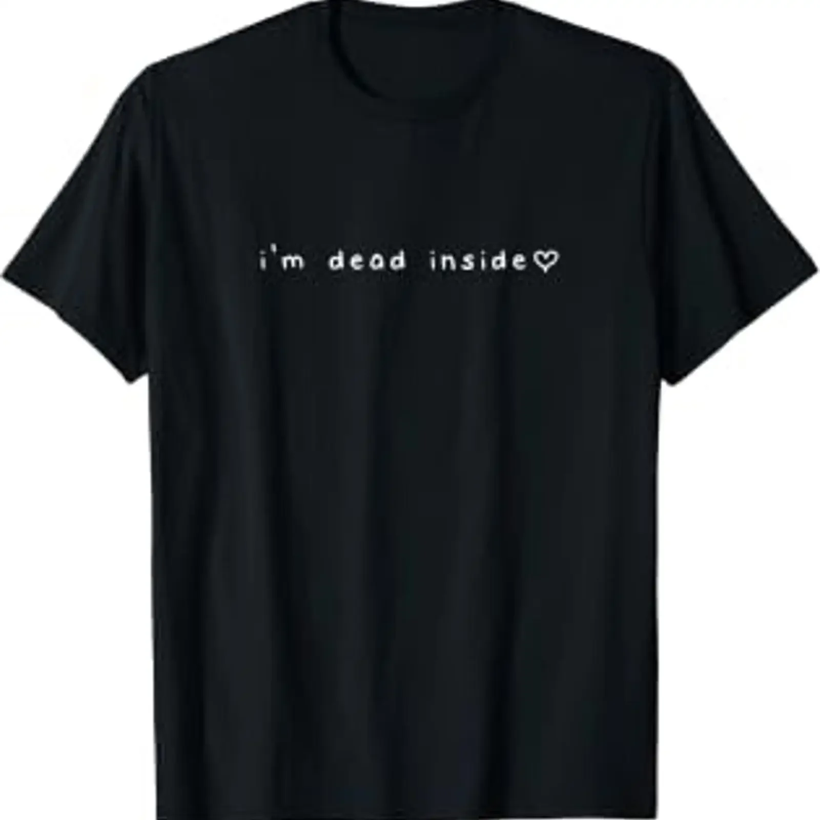 Meme T Shirtns Shirtnager I'm Dead Inside Shirt black s vintage Washed Comfortable streetwear Breathable graphic fashion