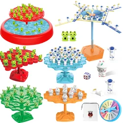 Balance Tree Board Game Building blocks Stacking for party competition game Adventure Wheel  Punishment game for kids birthday