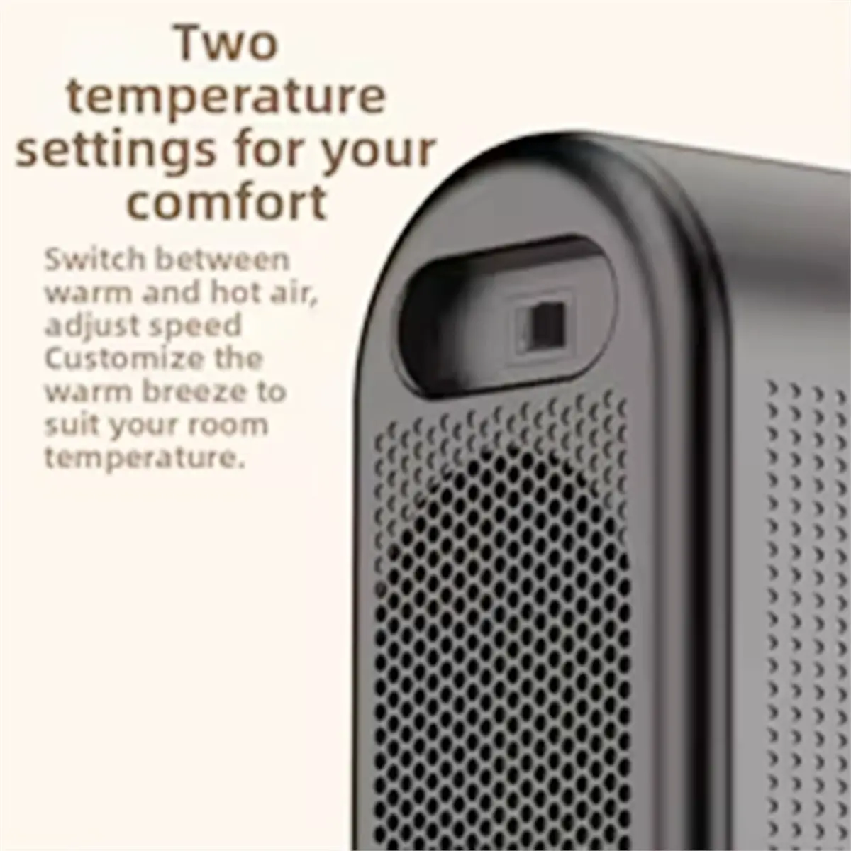 [HIHI] Space Heater Indoor Portable Electric PTC Heater Desktop Fast Warming Bedroom Sitting Room EU PLUG