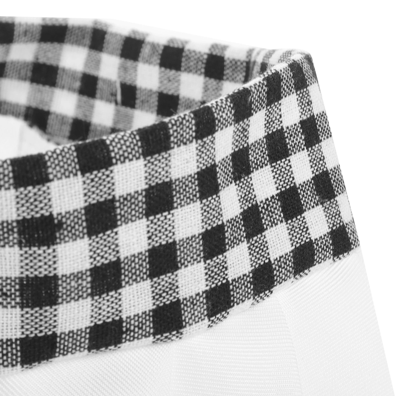 

1 set Children Chef Costume Kids Cook Chef Coat 110cm Gray Plaid Short Sleeve Pocket Apron Toddler Baking Kitchen Playwear