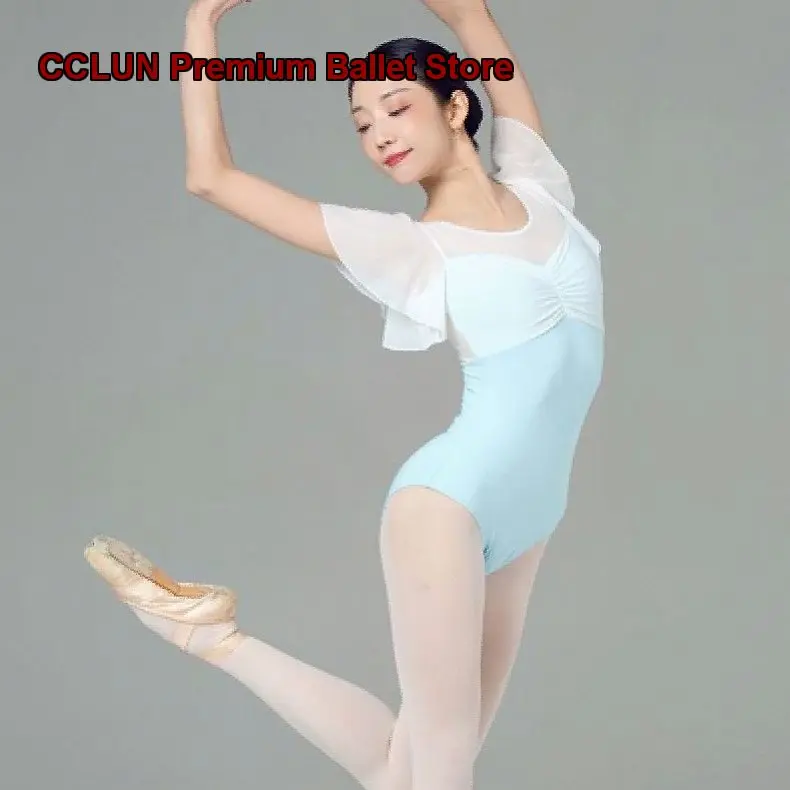 Women's Body Suit Dance Dress Practice Leotard Upper Body Gymnastics Leotard Professional Dance Clothing Unitard