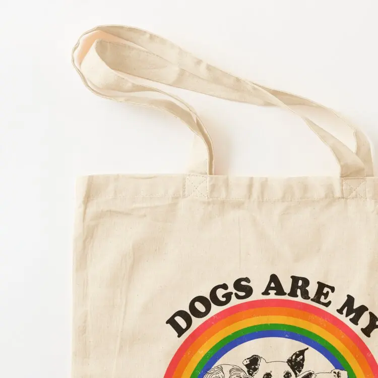 الكلاب هم أصدقائي حمل الحقائب النسائية 2025 حقيبة القماش حقائب اليد النسائية أكياس التوصيل المجاني #3