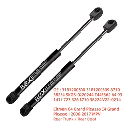 BOXI 2Pcs Rear Boot Gas Spring For Citroen C4 Grand Picasso C4 Grand Picasso I 2006 - 2017 MPV 9654438680 8731N9 Lift Struts