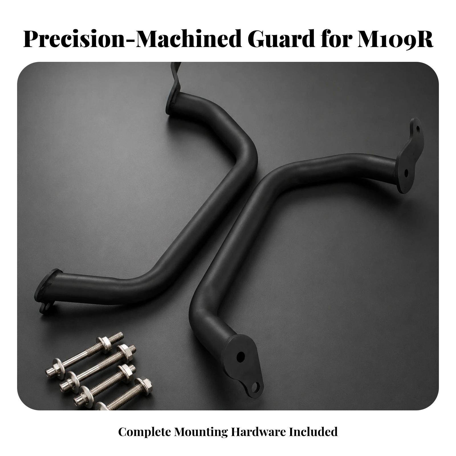 2 Pieces Motorcycle Engine Guard with Mounting Hardware Model-Specific Engine Guard Crash Guards Highway Guards Bolt-On