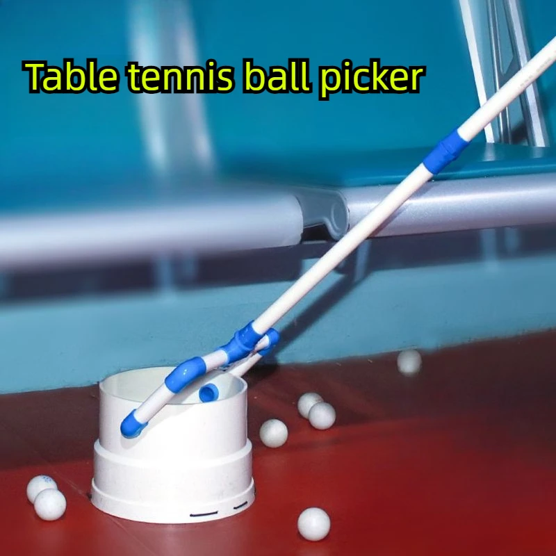 Portable Table Tennis Ball Pick Up Device Large Capacity Ping Pong Ball Picker Flexible Balls Collector Durable Sports Accessory
