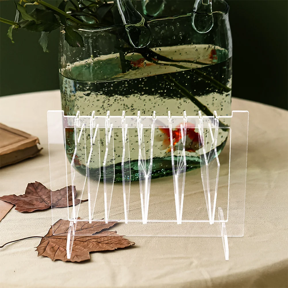 

2 комплекта акриловой прозрачной доски для демонстрации ногтей, накладные кончики ногтей, подставка для образцов, прозрачный съемный держатель для организации маникюра в салоне