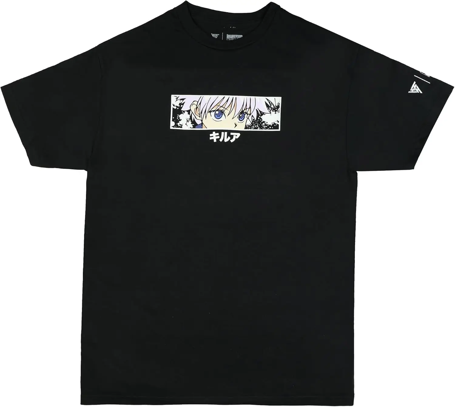 X Hunter Shirt Men's Killua Eyes Anime Short Sleeve Graphic Tee 100% Cotton Trendy Y2K Short-Sleeve Tee-Soft, Quick-Drying,