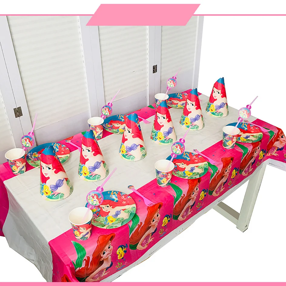 Pferd Geburtstag Party Dekorationen Lieferungen Deco Set Mädchen Pferd Dekoration Alles Gute Zum Geburtstag Papier Geschirr Luftballons Für Kind Kits – Detail 3