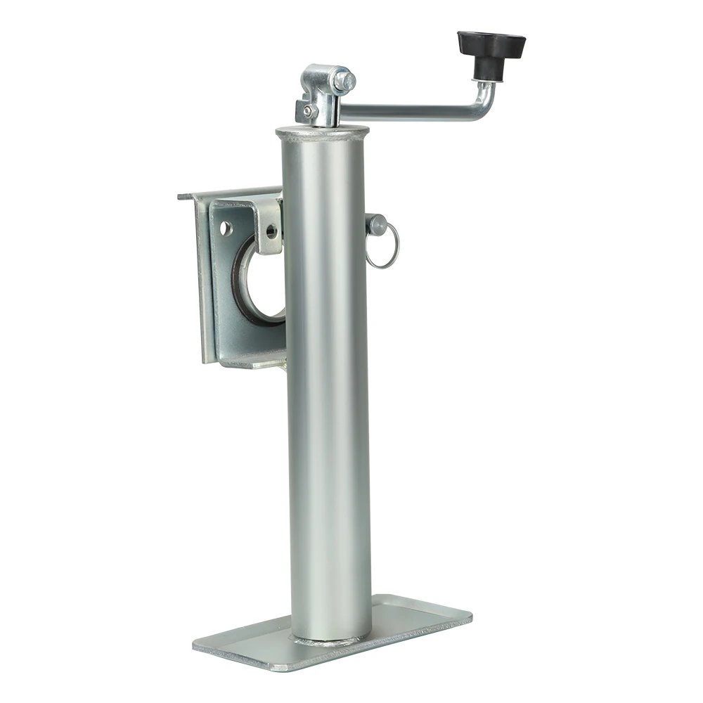 New Heavy Duty Adjustable Trailer Caravan RV Swivel Jack Stabilizer Leg With Foot 2000lbs Capacity