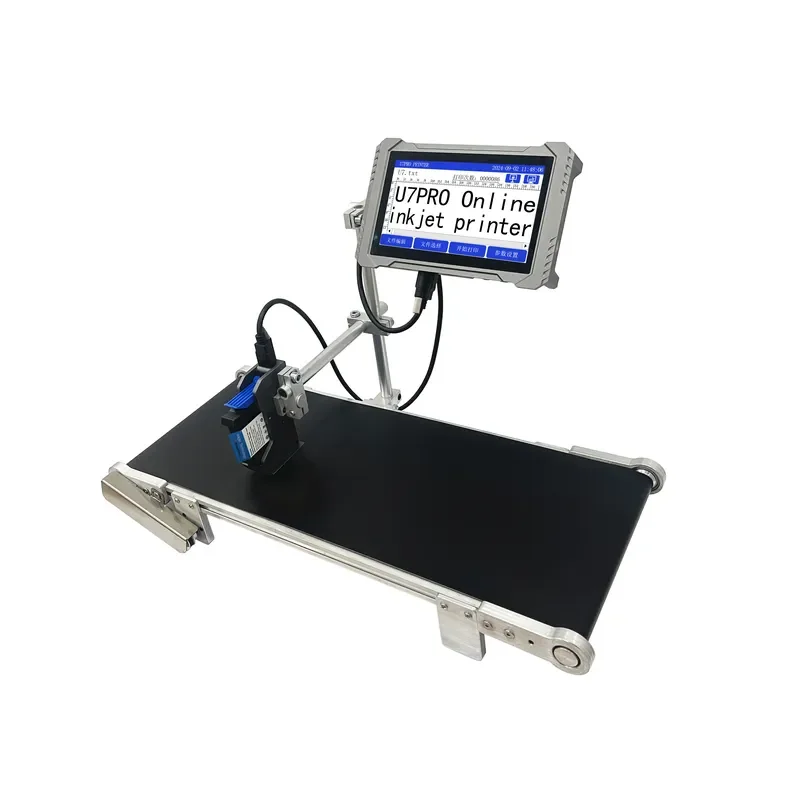 Yaomatec Industrial Inkjet Printer for Date Print Automatic Inkjet Printer for Batch Number Printing Continuous Inkjet