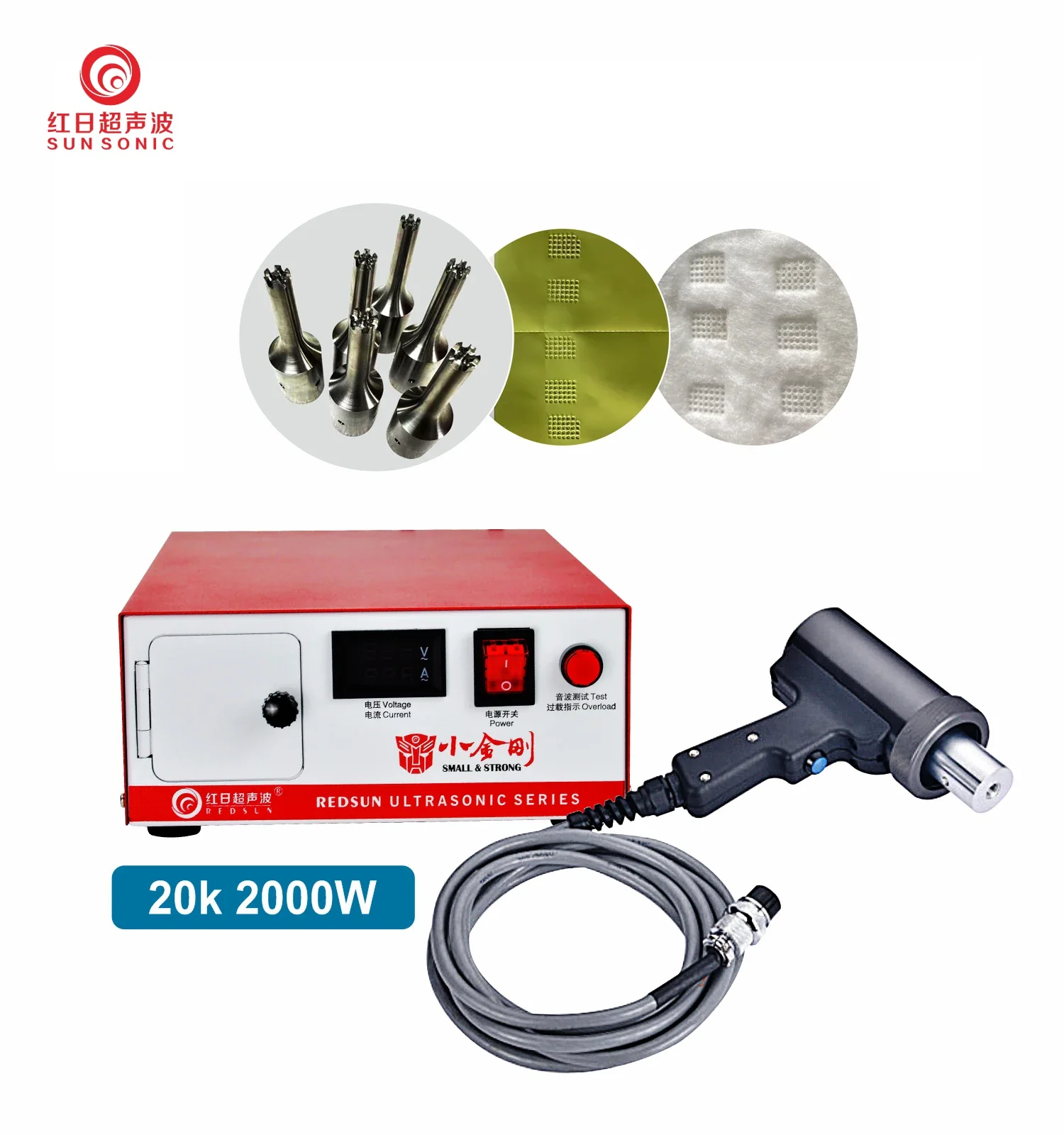 

20K2000W Welder Handheld Ultrasonic Spot Plastic Welder Hand Gun Handheld Ultrasonic Multi Spot Welding Machine