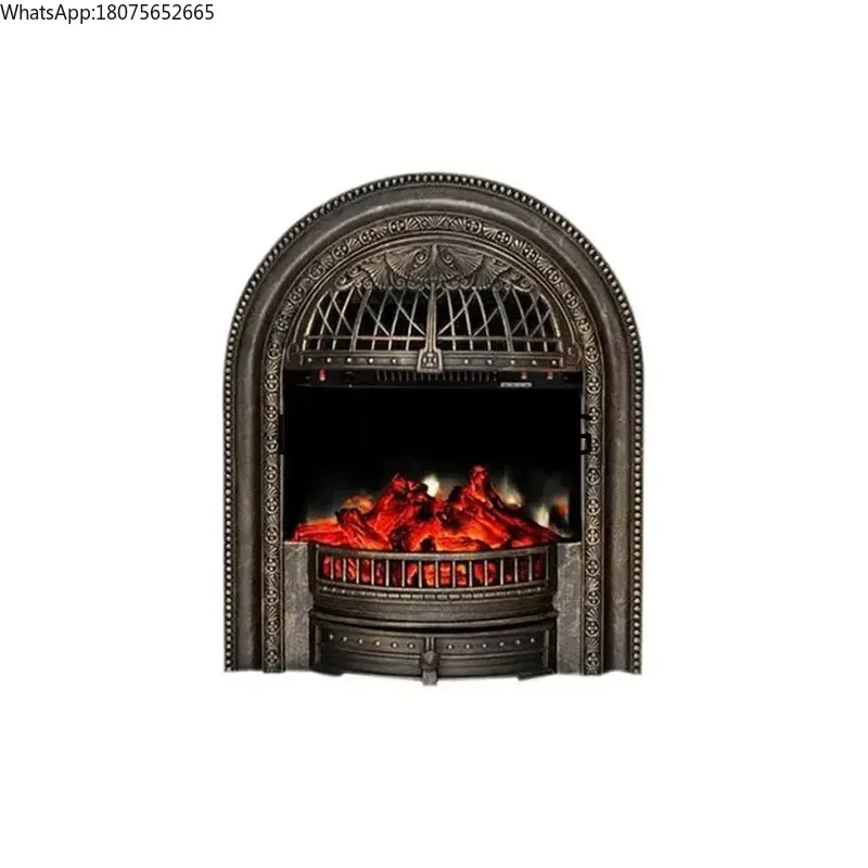LYY  European electronic arc bird cage fireplace core decoration simulation flame heating atomization customization