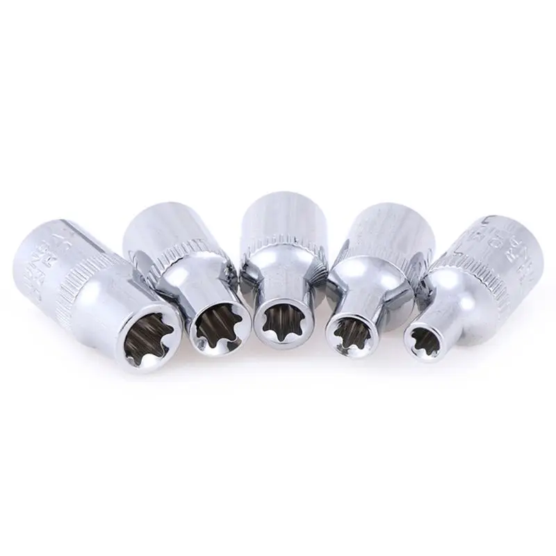 E7 Llave tubo Torx Star Bit Externa E Juego llaves vaso 1/4 pulgadas