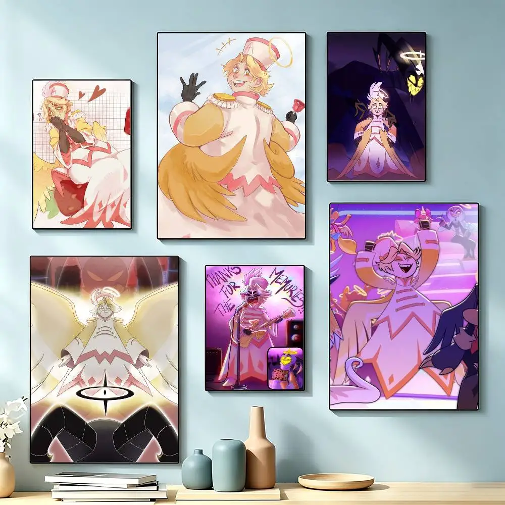 H-Hazbin Hotel Abel Poster High Quality Dorm Living Room Aesthetic Wall Decoration Painting Stickers Gift
