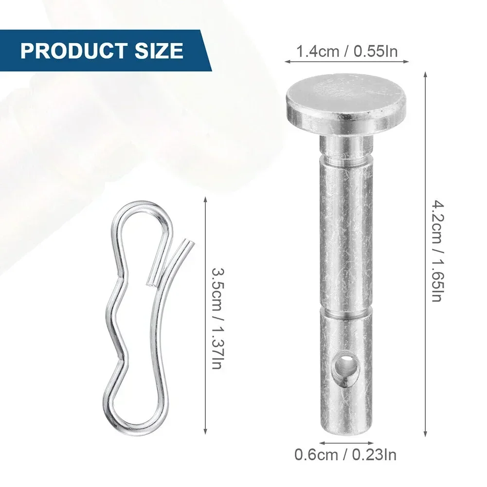 Pin geser # cotdan pin Cotter untuk Set Snowblower logam 1/4 "X 1/2" Snowblower Set aksesoris