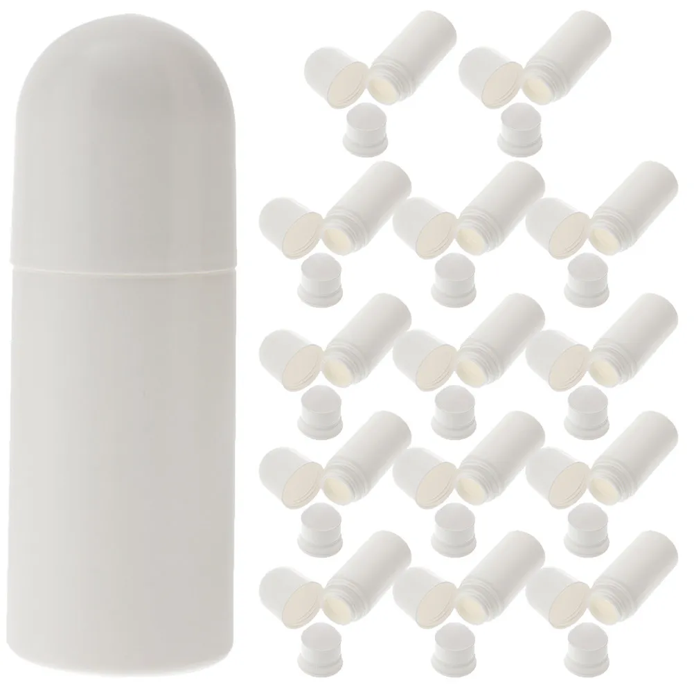 エッセンシャルオイル用ロールオンボトル15個入り（50ml）–-耐久性があり、コンパクトで、紫外線に強い香水容器